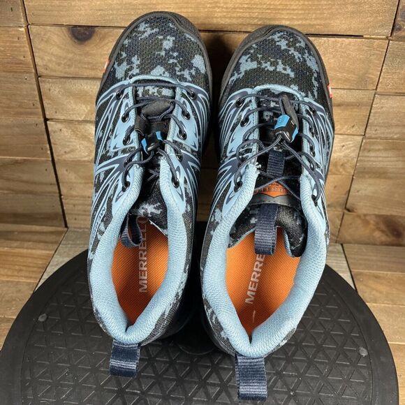 Merrell FullBench Work Shoes Safety Toe Blue Womens Size US 5M Drawstring Shoes - Picture 5 of 10